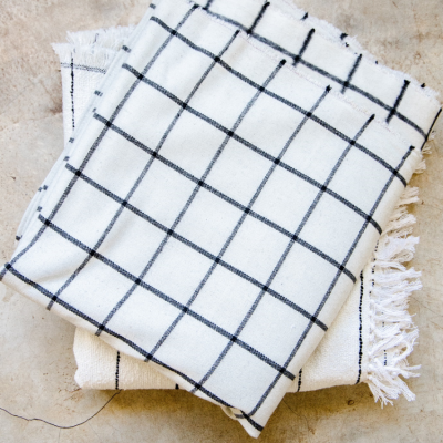 Throws:  White with Black Blocks @R700