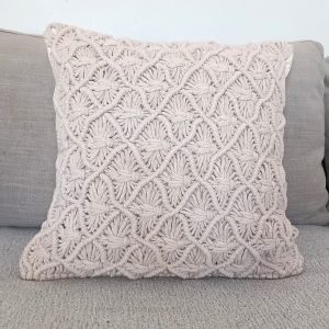 Macrame Boho Diamond Patterned Cushion Cover Only @R650