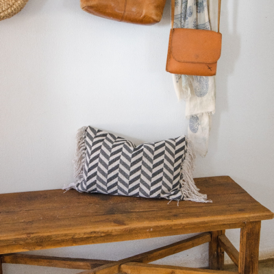 Rug Pillow Cover:  Zig Zag @R220